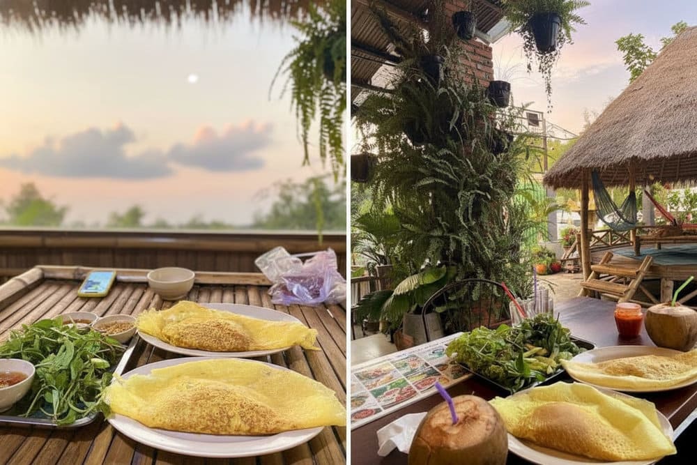 Món bánh xèo chính gốc của người Việt tại Campuchia